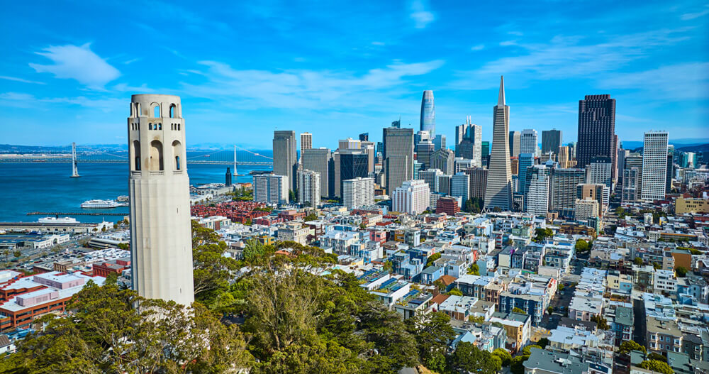 2023-06 CA San Francisco Aerial Coit Tower 40