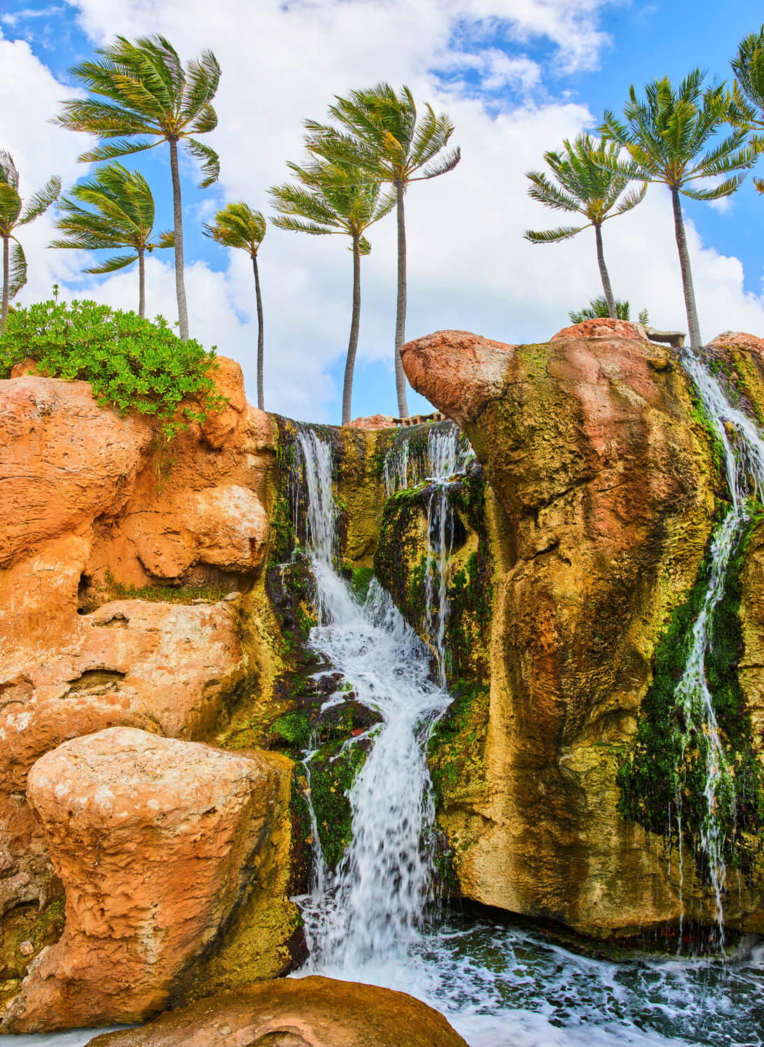 Waterfalls in Bahamas