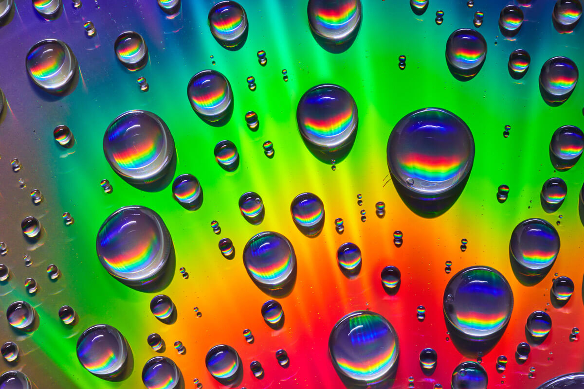 CD Rainbow Drops