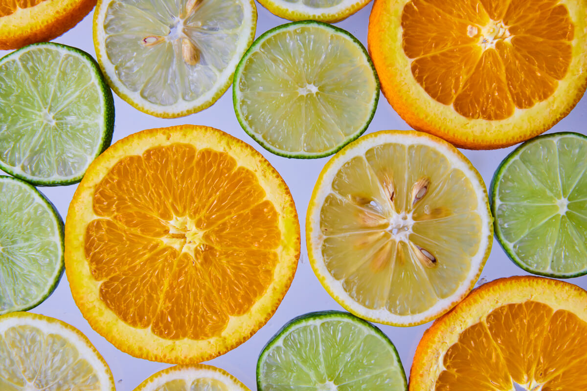No Back Light on lemons, limes, and oranges
