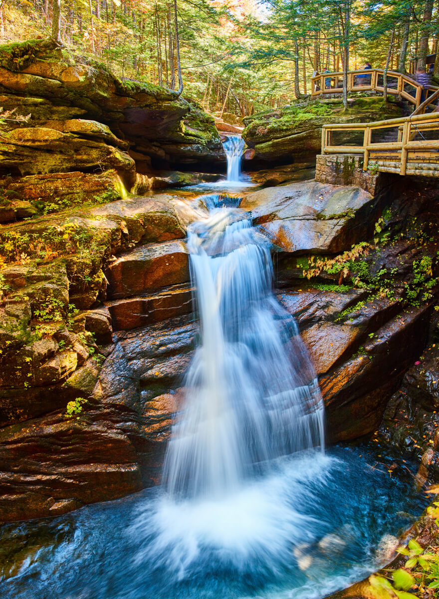 Sabbaday Falls in New Hampshire