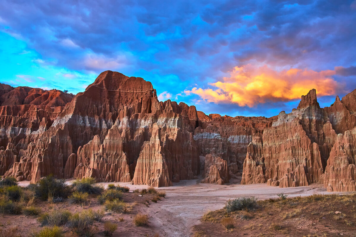 Golden Hour Outside Caves