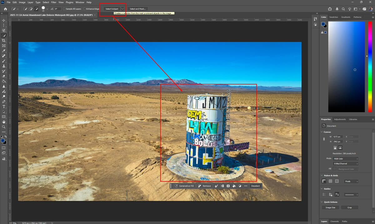 Step 1: Select Your Subject
