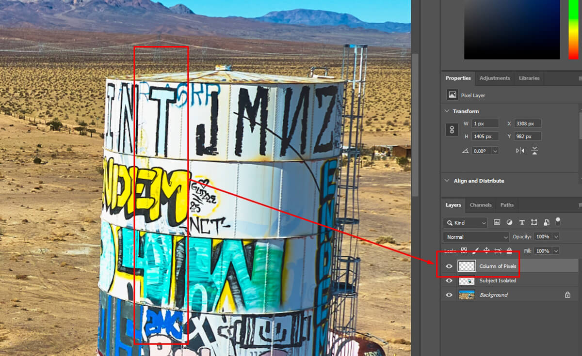 Step 4: Copy the Selected Pixels to a New Layer