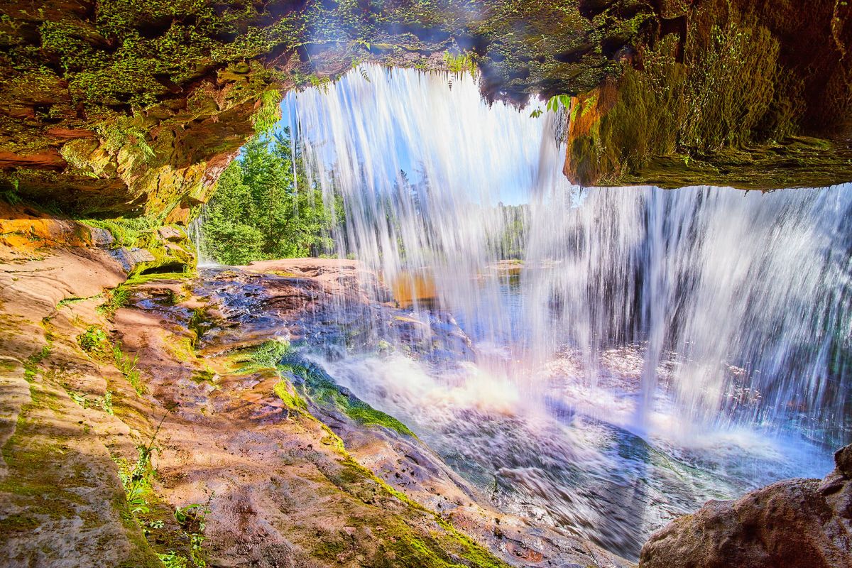 Waterfalls in Michigan's Upper Peninsula